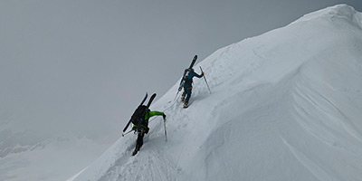 FPV et drone classique en haute montagne