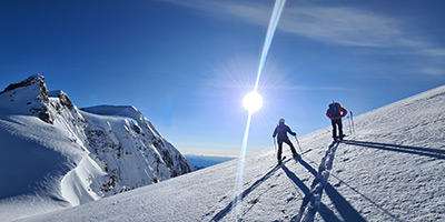 Ski dans le Mont Rose